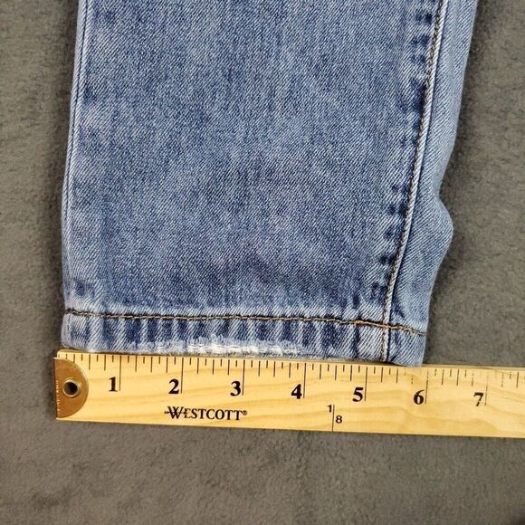 Risen Jeans Womens Small 26x25 Distressed Skinny Mid Rise Denim Los Angeles - Picture 5 of 16